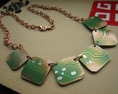 So Square Computer Board Necklace