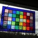 Rainbow Stained glass window panel rectangular multi-colored spectrum