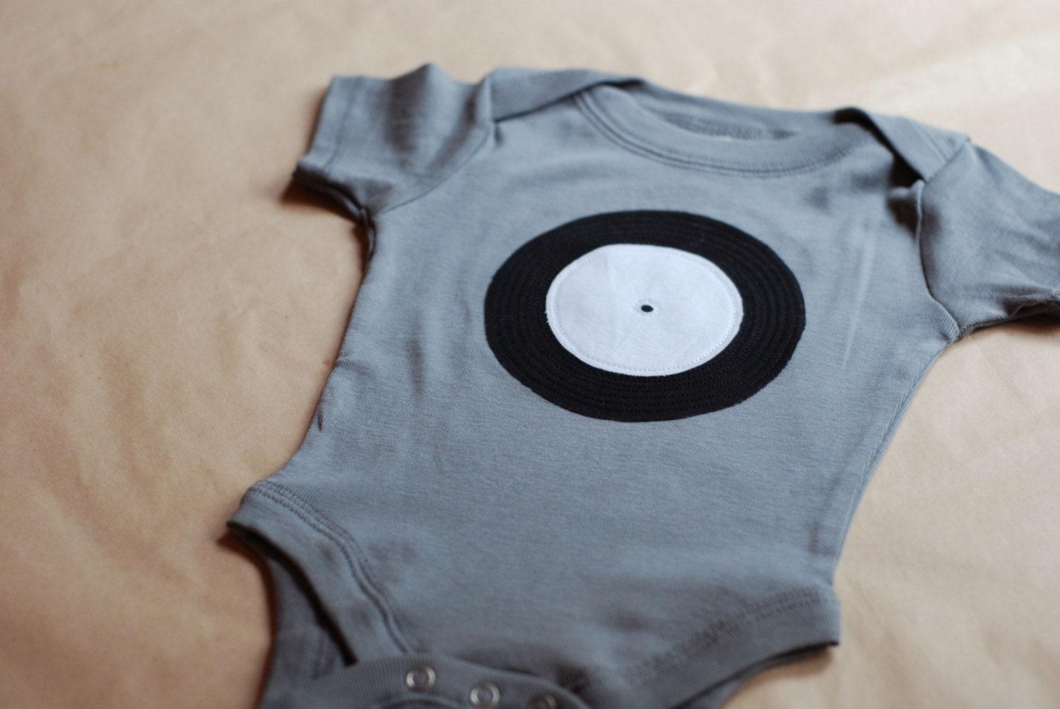 vinyl record onesie