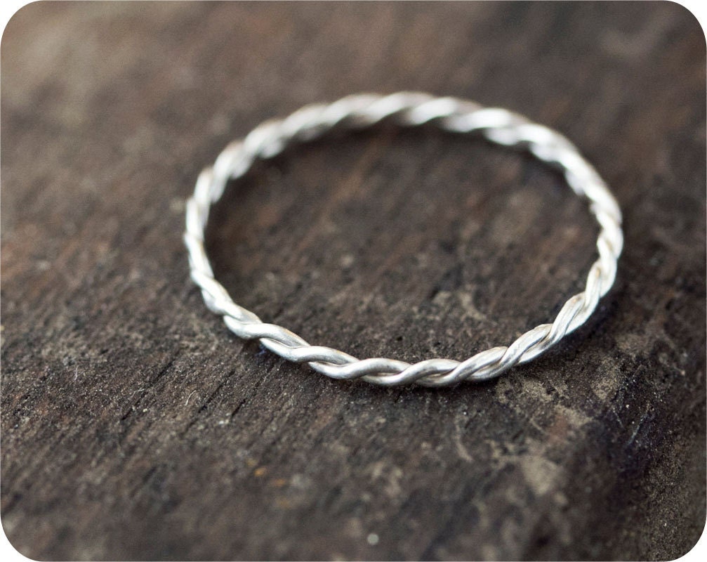 Intertwined // Custom Sterling Silver Libra Ring