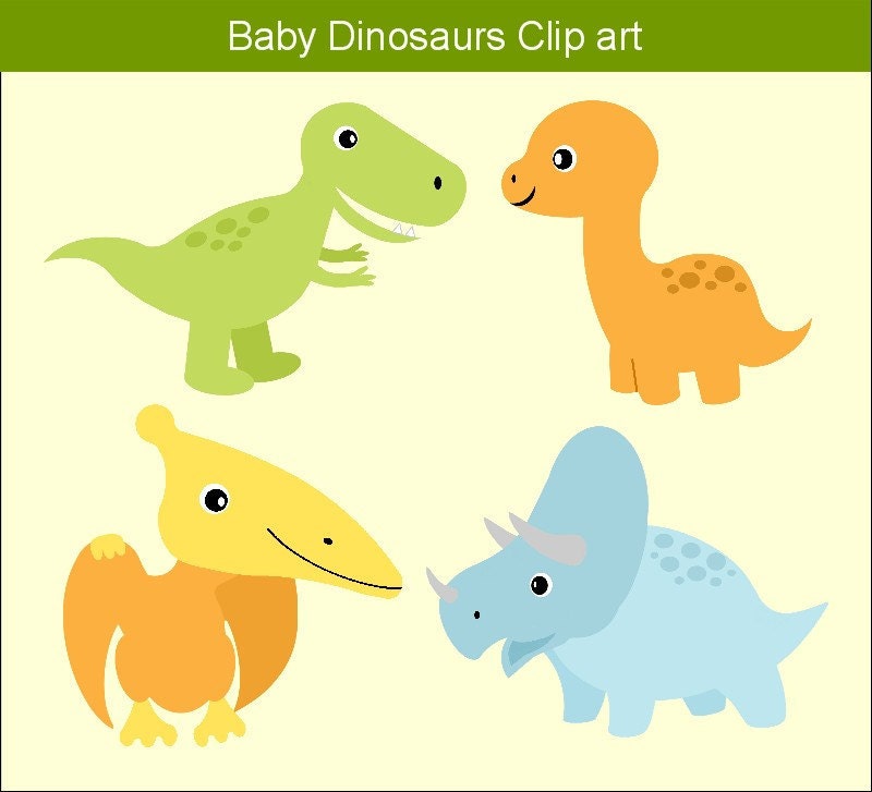 Baby Dino Clipart