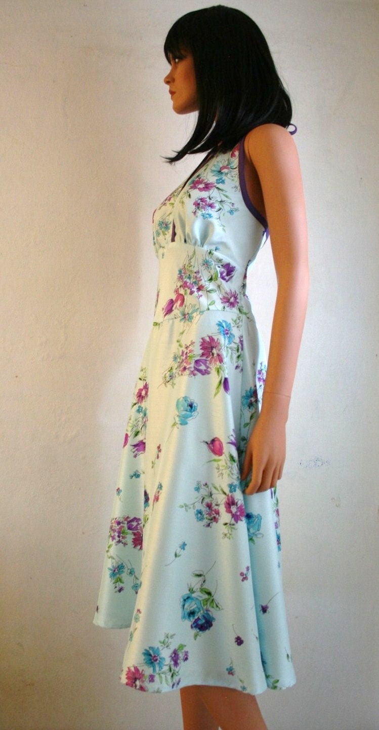 Blue Bombshell PLUS Halter Dress, Free Shipping