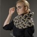 SALE - 35% OFF - Braided Cowl in Pebble Mix