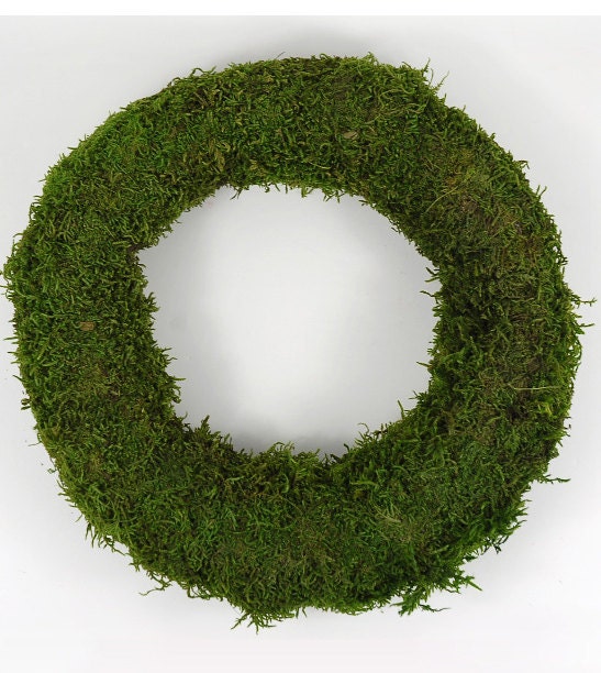 Moss Wreath-18" Moss covered wreath-Preserved Moss-Wedding wreath-Wall decor