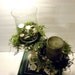 Jan custom listing for 3 Shabby Chic Moss and Glass Candle Holder