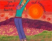 Print : Wishing you Vibrant Health