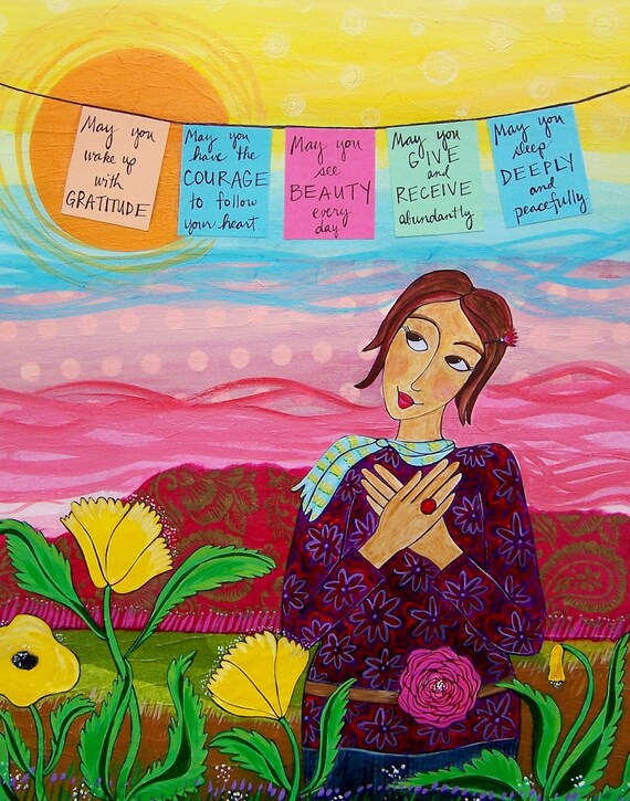Print : May You Wake up with Gratitude