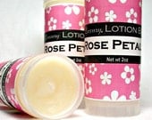 Rose Petals Lotion Bar, Moisturizing and Luxurious, Preservative Free, lotion bar stick, solid, tea rose
