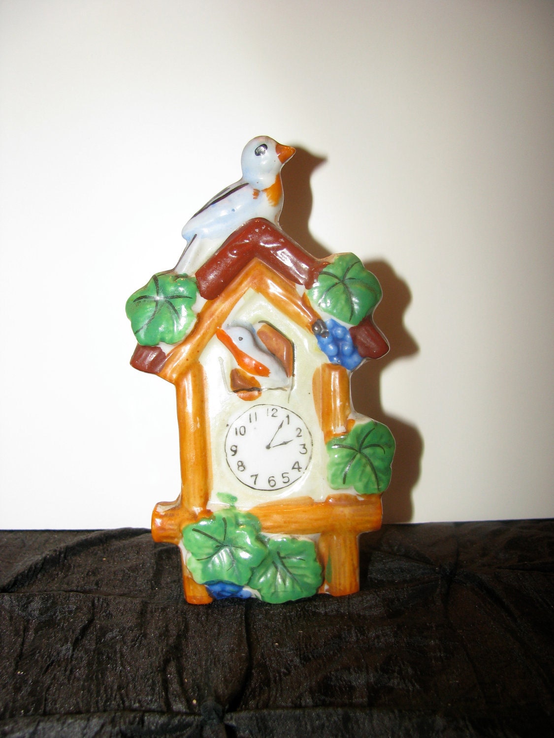Items similar to Made in Japan Cuckoo Clock Wall Pocket Vase on Etsy