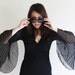 Free as a Bird Flowy Bell Sleeve Vintage Mini Dress
