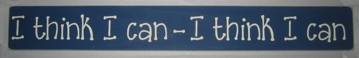 I Think I Can, Boys, Train, Railroad, Decor, Sign, 27"