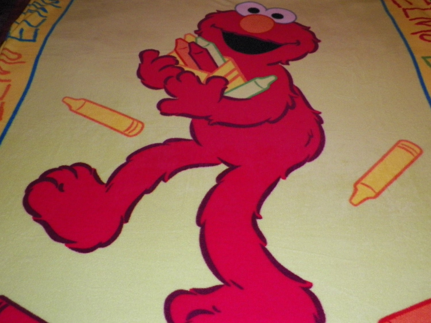 elmo fleece blanket