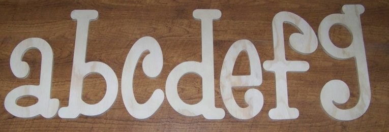 16 inch tall wooden letters