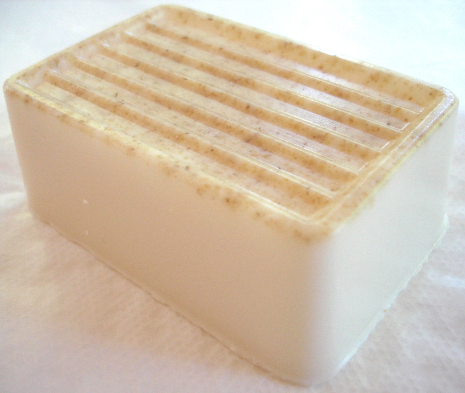 One Bar Of Creamy Shea Butter Handmade Soap 6.5 oz PIZZA Free Shipping
