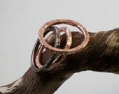3 Copper Stackable Rings