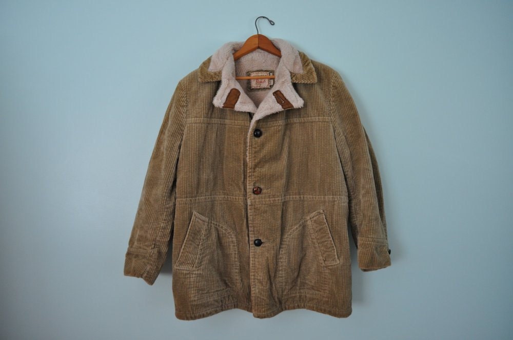 mens vintage corduroy jacket 50s 60s