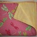 Picnic Tablecloth Dragonfly Pink, Yellow, Green