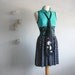 Upcycled Bohemian Dress Black Teal Women's Clothing Sleeveless Sundress Ladies Clothes Boho Chic Medium Large 'PERRIER'