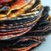 Winter Woodland Corespun Hand spun Yarn, 190yrds silk mix