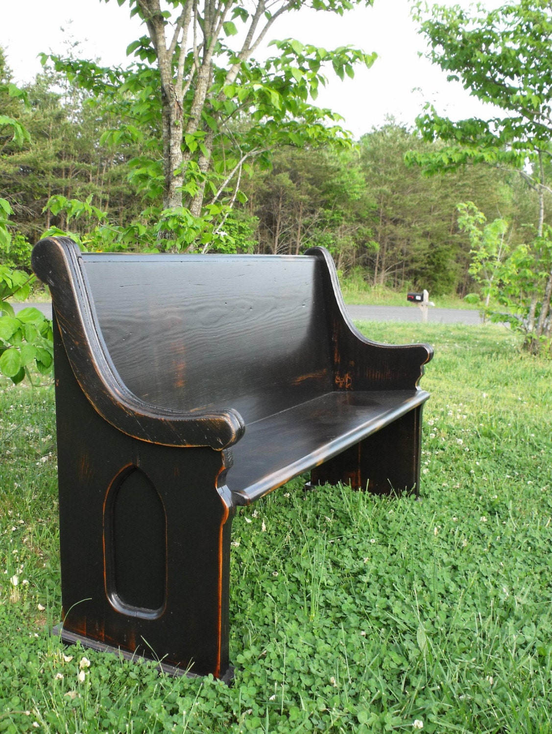 Wooden Church Pew