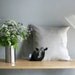 Mrs Cow pillow case in linen