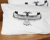 Reverie - Hand Screen Printed Pillow Case Pair - 200TC - by Bark Decor