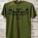 Reverie - mens olive t-shirt - by Bark Decor