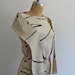 vintage Linen Brushstroke dress