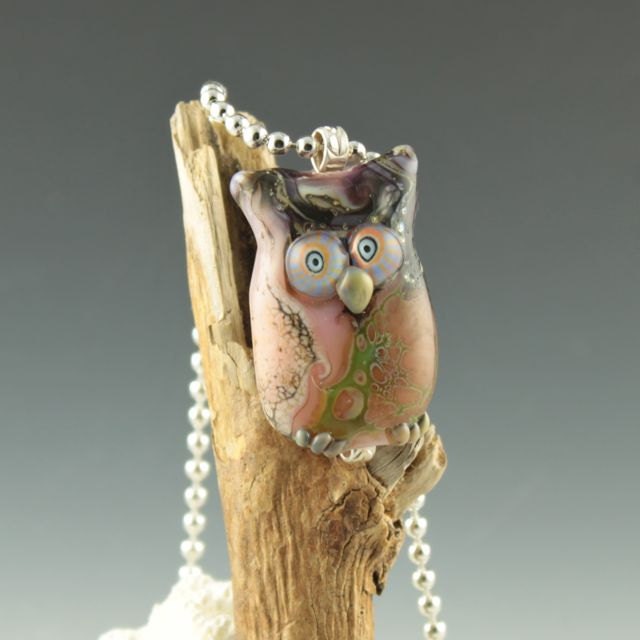 owl bead necklace