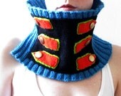 PDF knitting Pattern- The Epaulet Cowl