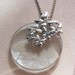 Silver Butterflies Magnifying Necklace