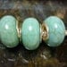 Howlite turquoise Pandora style Beads 2
