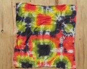 Rastaman Tie Dye Bandanna (22" x 22") (One of a Kind)
