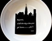 Wedding Cards - Place Cards - City Skyline Note Cards - New York - Chicago - London - Washington -Escort Cards - Rustic Wedding - set of 50