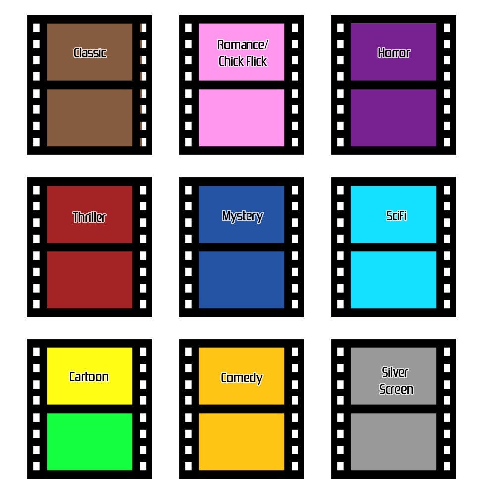 PATTERN - The Film Geek Filmstrip Scarf (PDF Data)