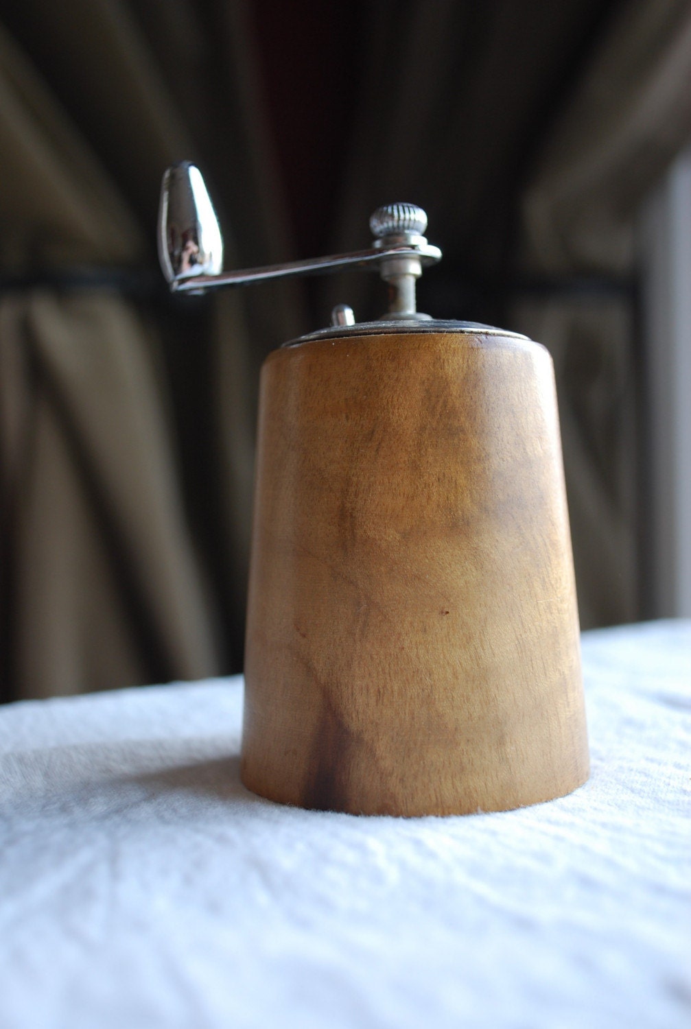 Tiny Wood Pepper Mill