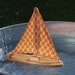 Dotty Wooden Sailboat