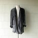 VINTAGE 70s lurex slouchy shirt blazer disco studio 54