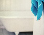 Blue bath photograph - fine art print