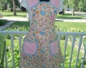 Vintage Style Apron in Fifties Design and Colors