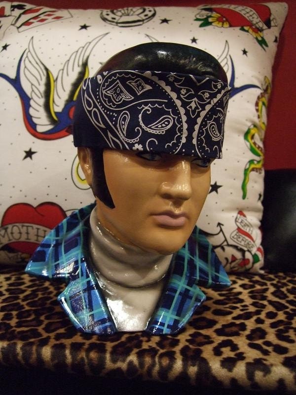 MADE to ORDER Cholo Rockabilly Ceramic Bust