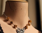 CLEARANCE SALE SAVE 4 Dollars... Swallow  Vintage Dice Necklace