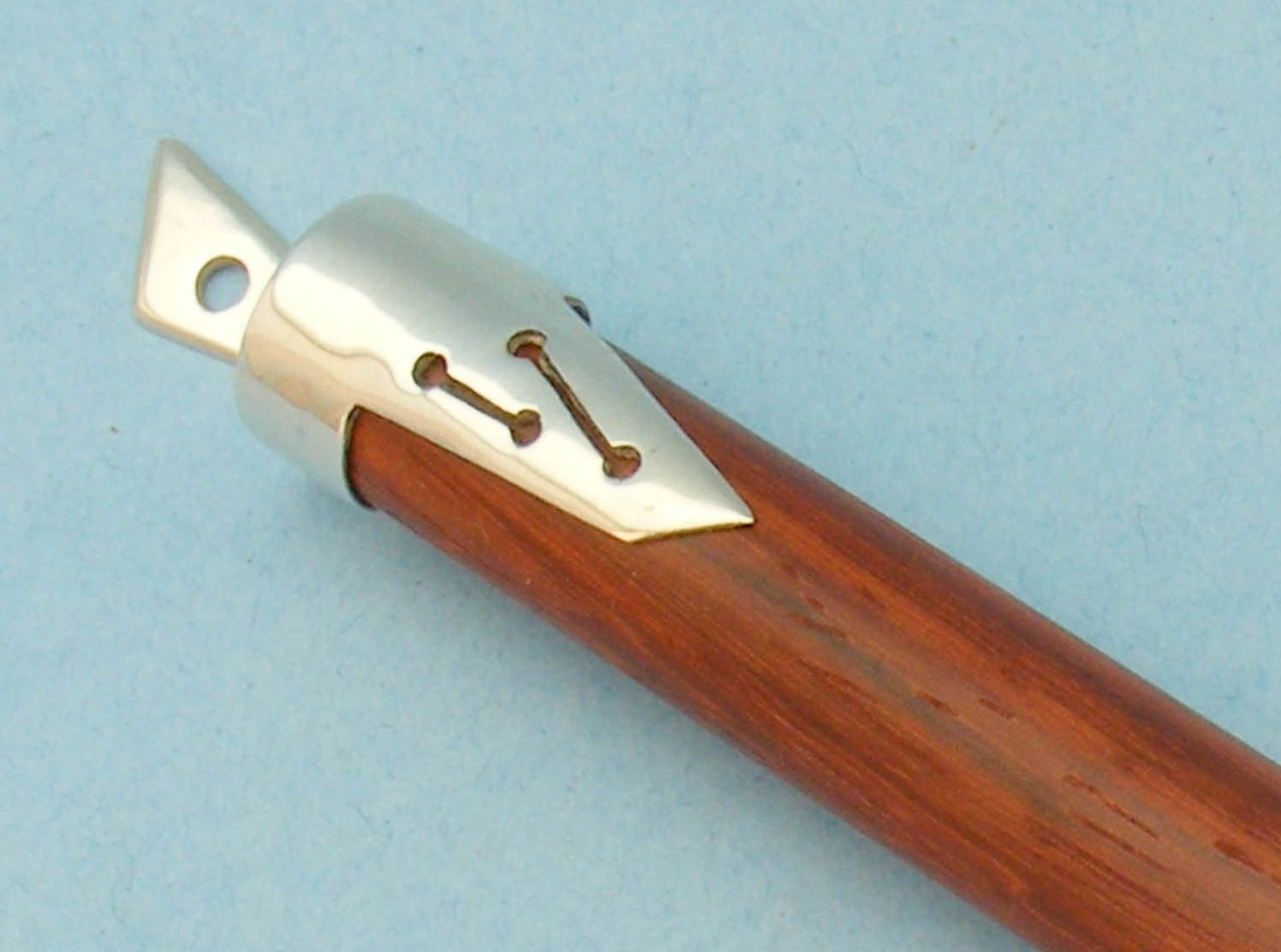 Silver Shin Mezuzah