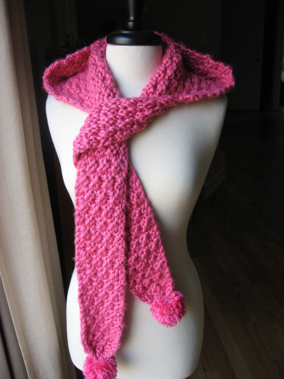 Nordic Hooded Scarf Crochet Pattern Pdf by nutsaboutknitting