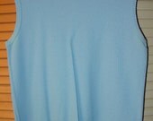 Vintage DEVONETTE  Original baby blue shirt acrylic nylon