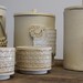 Custom Natural White Sandinavian Rustic Modern Stoneware Tea Set