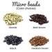 Set of 20 - Micro Beads of your Choice - For Feather Hair Extension Installation, Great Grip, Easy To Use and Remove as Needed