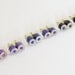 color pencil ear studs, the blue and purple series