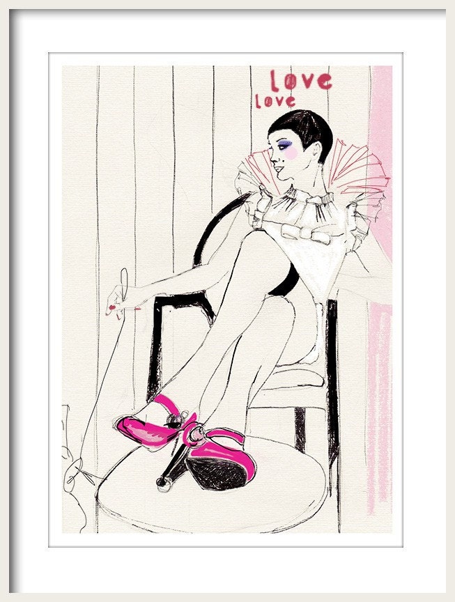 Pink Love - Art Print