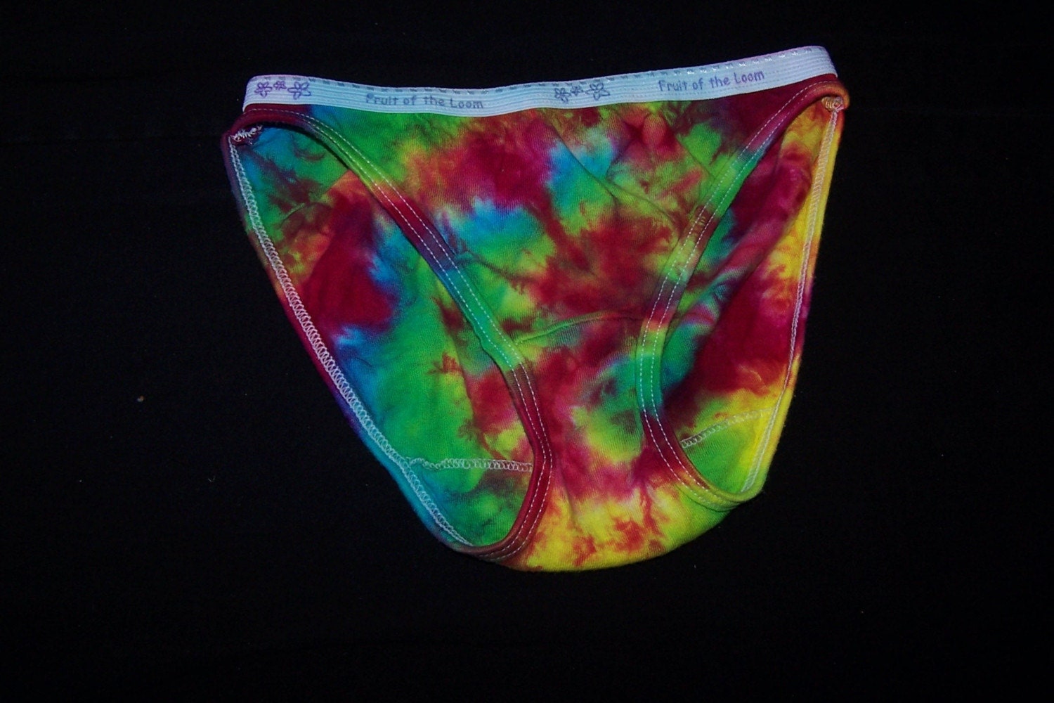 Rainbow Spiral Tie Dyed  Girl's Bikini Choose Your Size